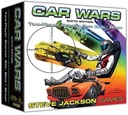 Steve Jackson Games Car Wars (6th Edition) 2 Player Starter Blue/Green 1 Steve Jackson Games Car Wars (6th Edition) 2 Player Starter Blue/Green